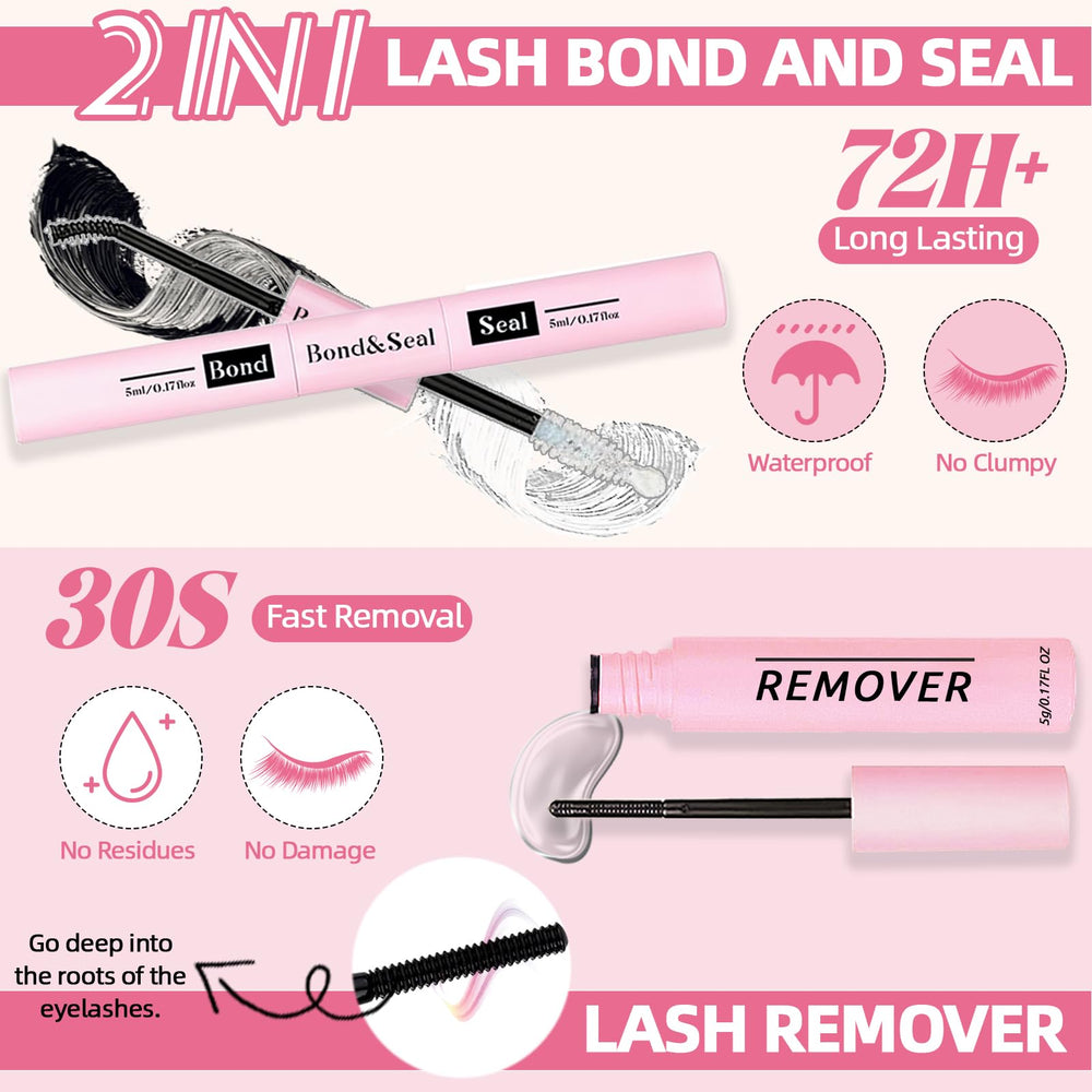 QUKLOGEN fixatif et scellant cils, fixation durable et tenue possible.