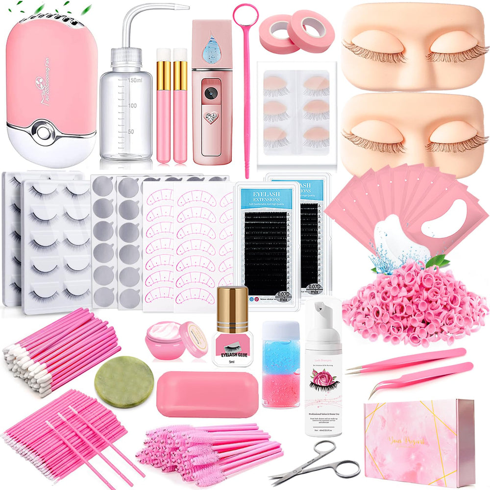 Kit QUKLOGEN visage simulé pour apprentissage précis des poses de cils