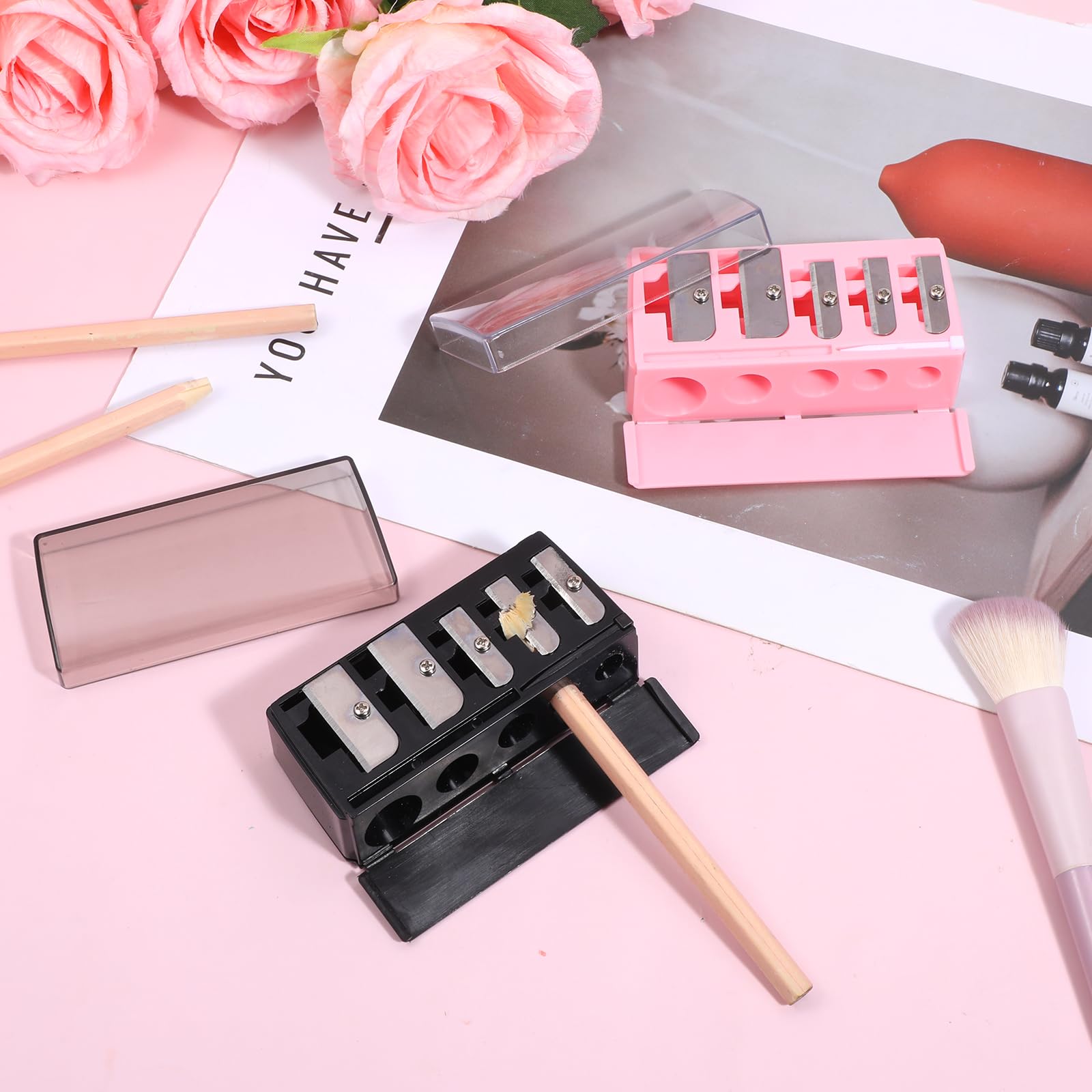 Qulkws emballage trousse-maquillage portable, parfait pour sac à main ou coiffeuse.