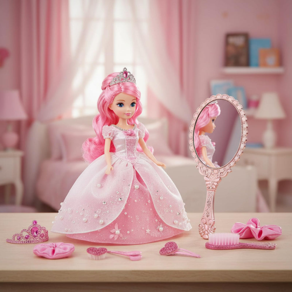 Miroir Qunclay avec surface claire, usage quotidien maquillage ou jeux.