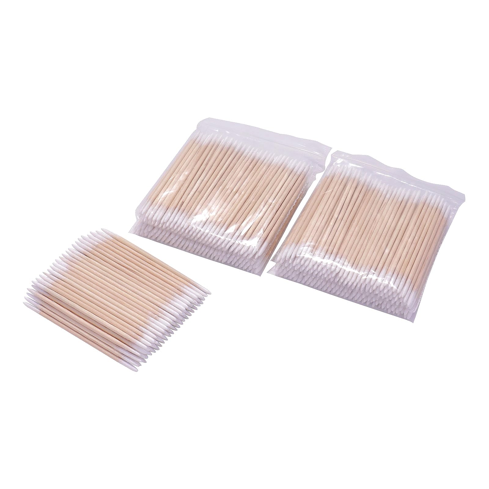 Qundaoily coton-tige bois polyvalent pour différents usages beauté