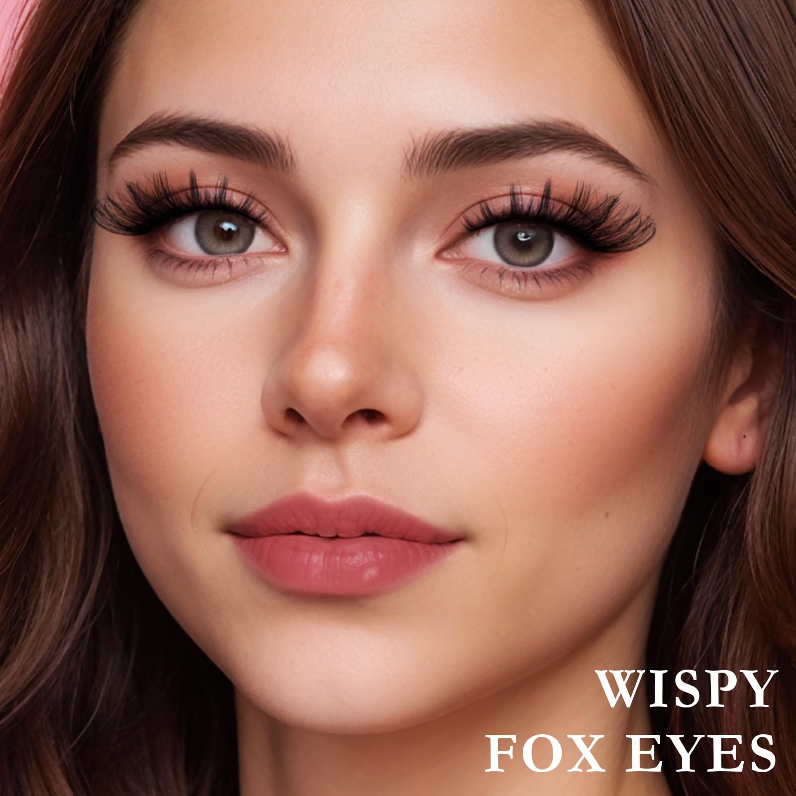 Volume léger et naturel des cils QUNETY pour usage quotidien.