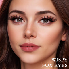 Volume léger et naturel des cils QUNETY pour usage quotidien.