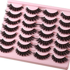 Cils QUNETY faciles à appliquer et à tailler selon la forme des yeux.