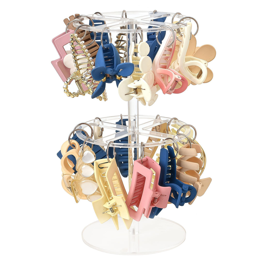 QUPIVA range-clips en acrylique à deux étages pour un tri facile des clips