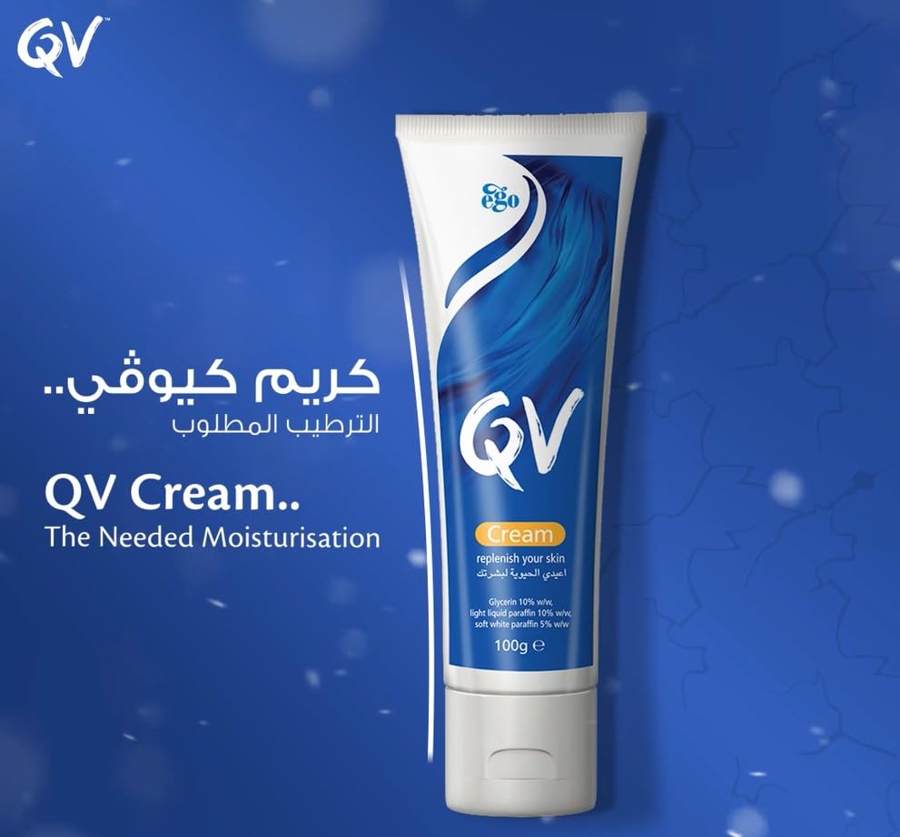 QV Crème 10% Glycérine – texture riche prête à l’application et hydratation durable