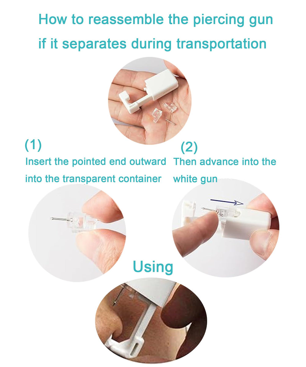 QWALIT outils piercing nez domicile, kit complet et portable