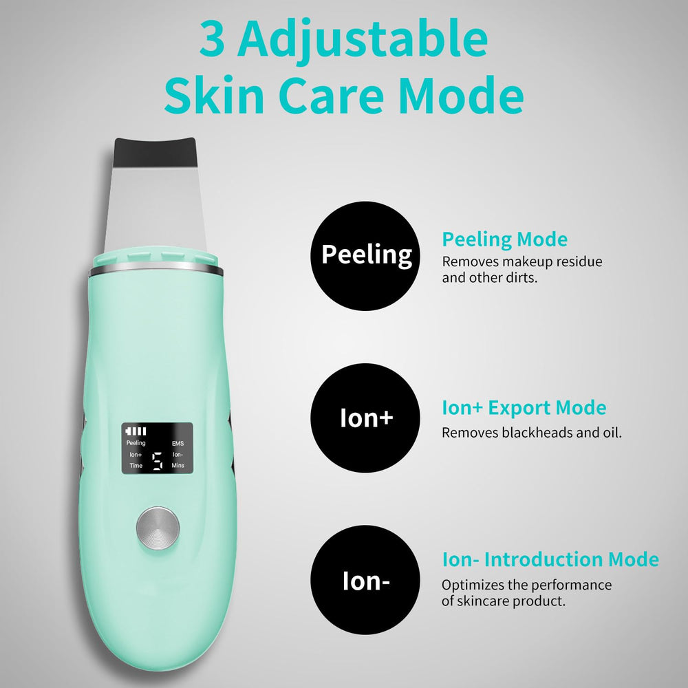 QYCSL spatule visage, utilisation avec creme pour meilleure absorption des soins.