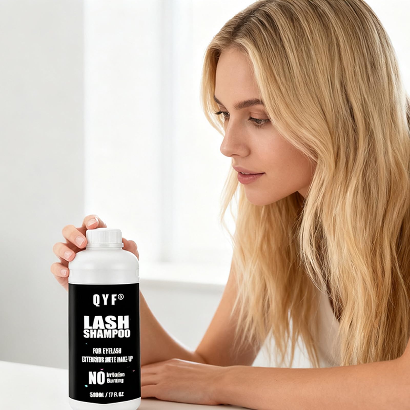 QYF Shampoing extension cils – utilisation pro et domicile pour l entretien régulier