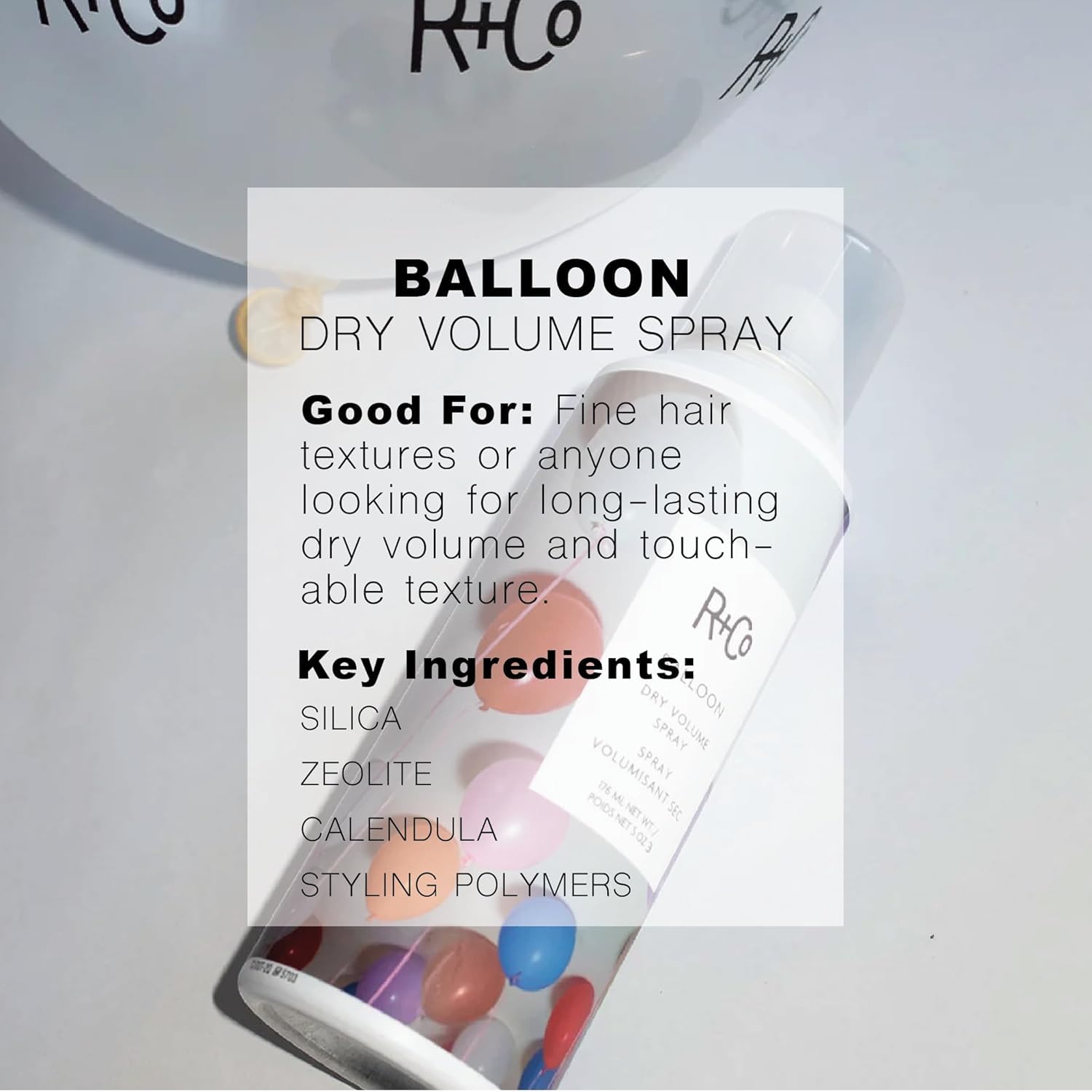 R+Co Balloon: texture et volume naturels sans alourdir les cheveux.