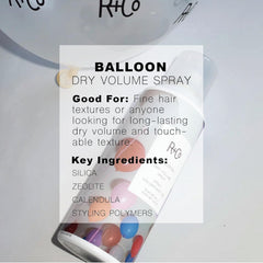 R+Co Balloon: texture et volume naturels sans alourdir les cheveux.