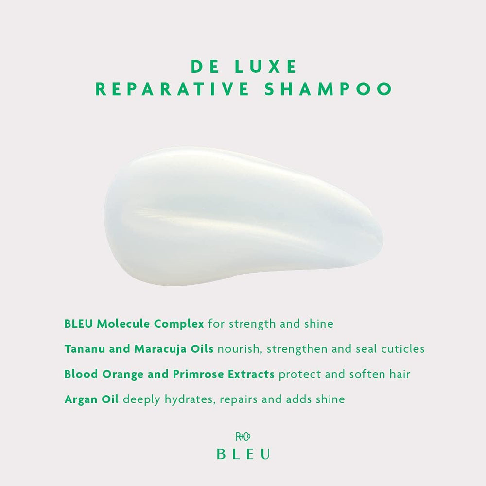 Brillance subtile des cheveux avec R+Co BLEU De Luxe