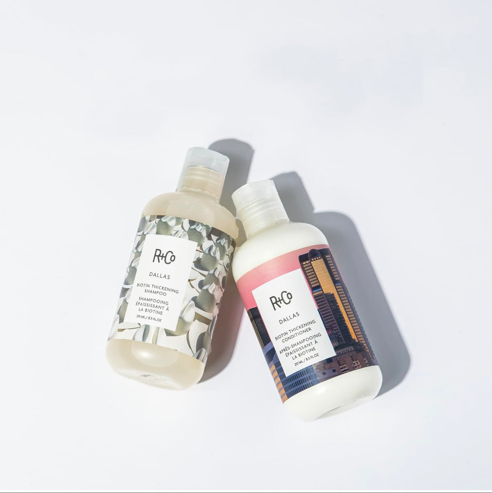 Elasticité améliorée des cheveux avec R+Co Dallas Biotine Épaississant
