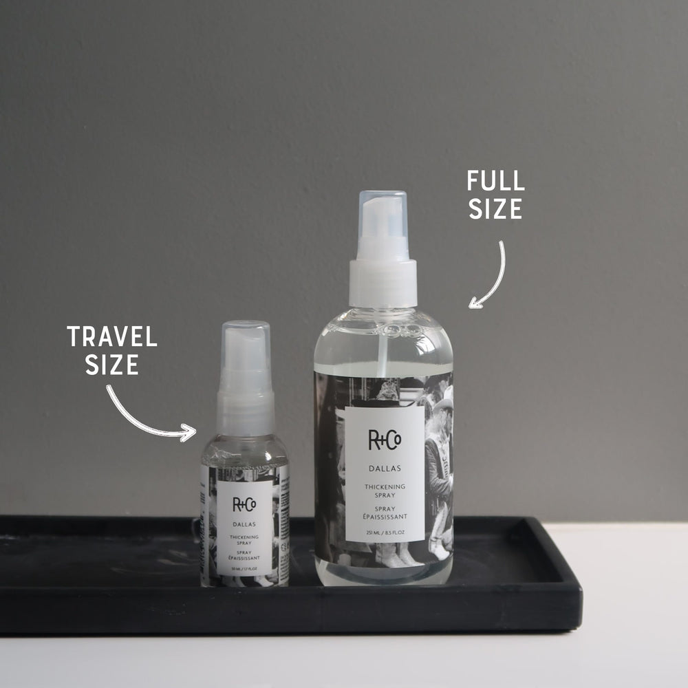 Brushing rapide avec fini volumineux et lisse grâce à Dallas Thickening Spray.
