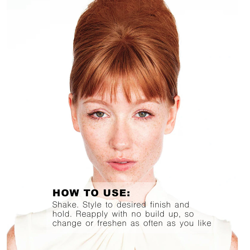 R+Co Outerspace Light Hair Spray – retouches rapides pour rafraîchir le look.