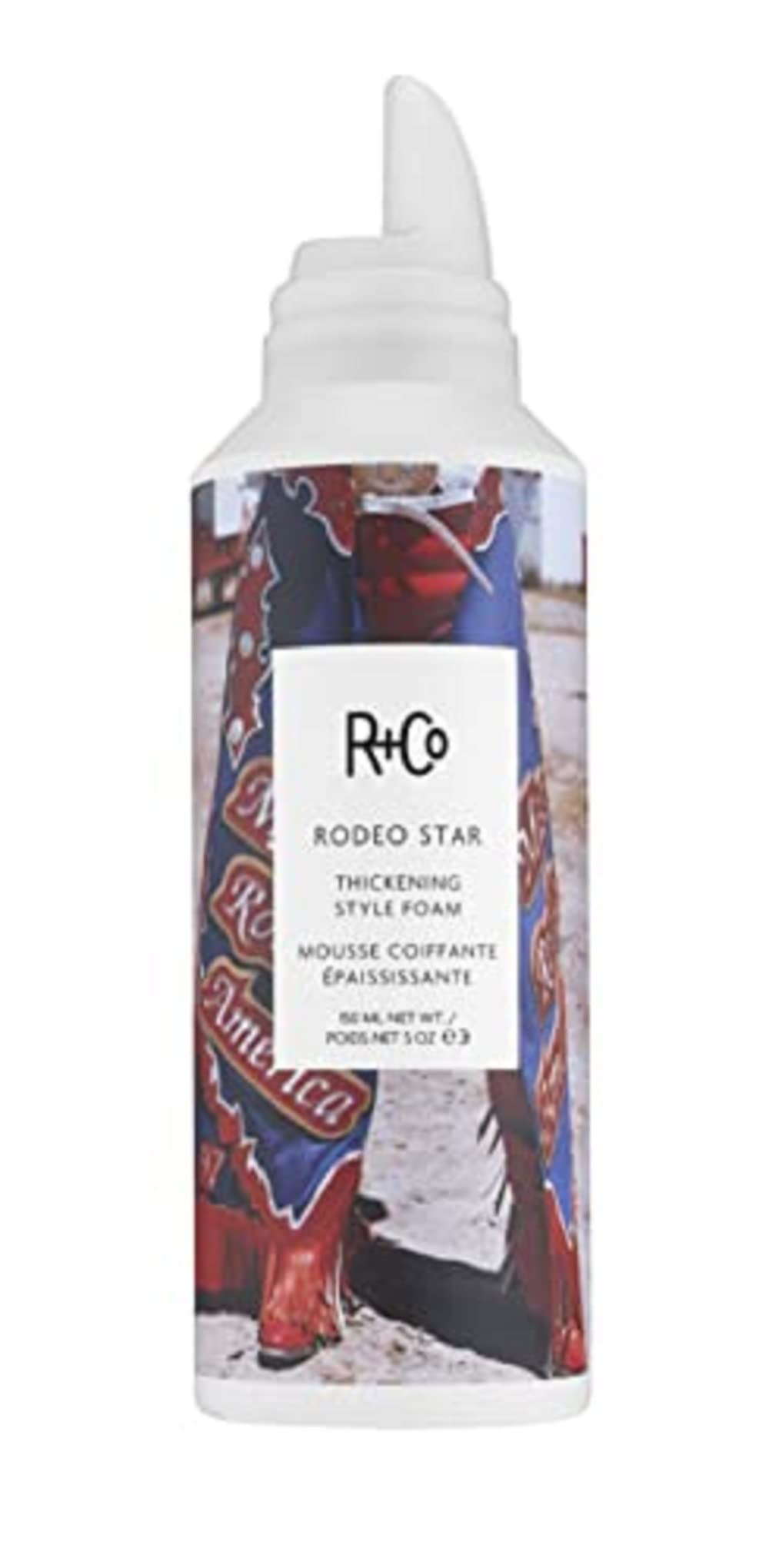 R+Co Rodeo Star, bouteille de mousse pour volume immédiat et épaisseur.