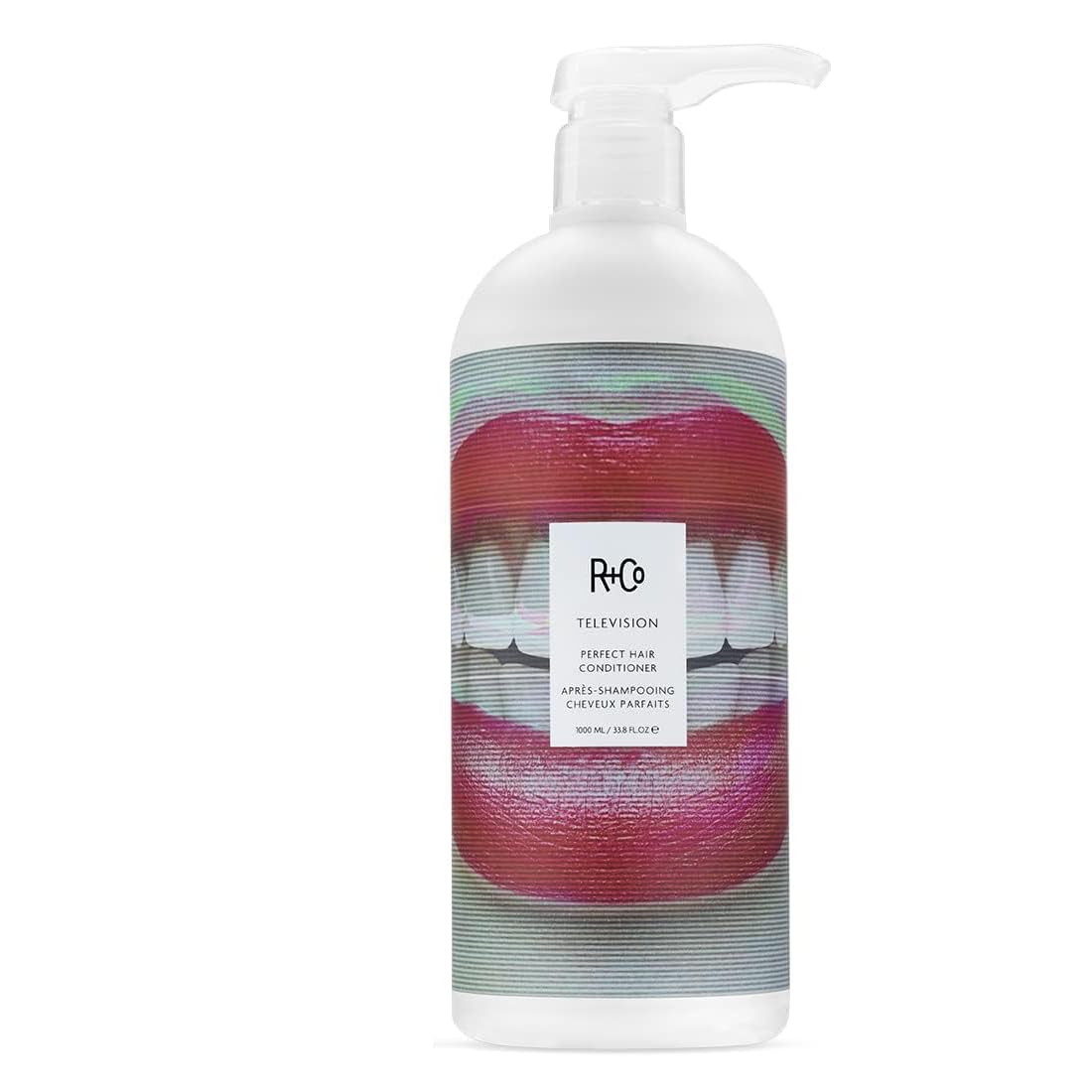 R+Co Television ensemble emballage, duo pratique pour soins capillaires.