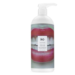 R+Co Television ensemble emballage, duo pratique pour soins capillaires.