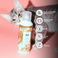 R+Co Trophy hydratation et brillance sans alourdir les cheveux.