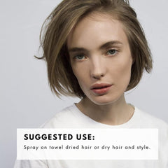 R+Co Trophy texture-volume pour cheveux avec mouvement.