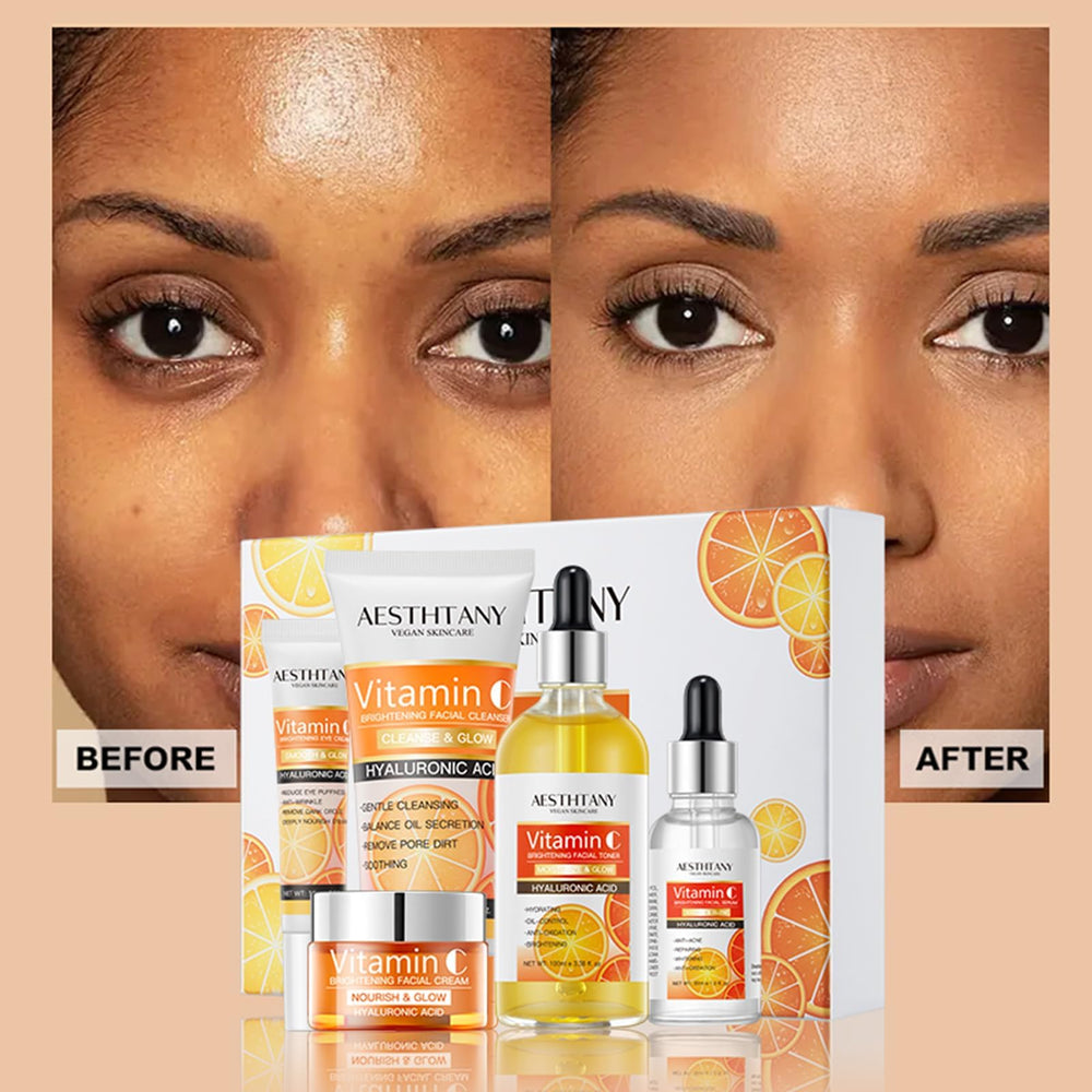 R RadiantRise kit cadeau de soins visage prêt à offrir