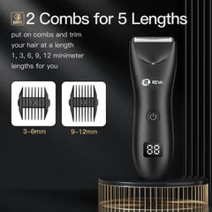 R REVA trimmer avec affichage LED: suivi clair de la batterie et de la charge