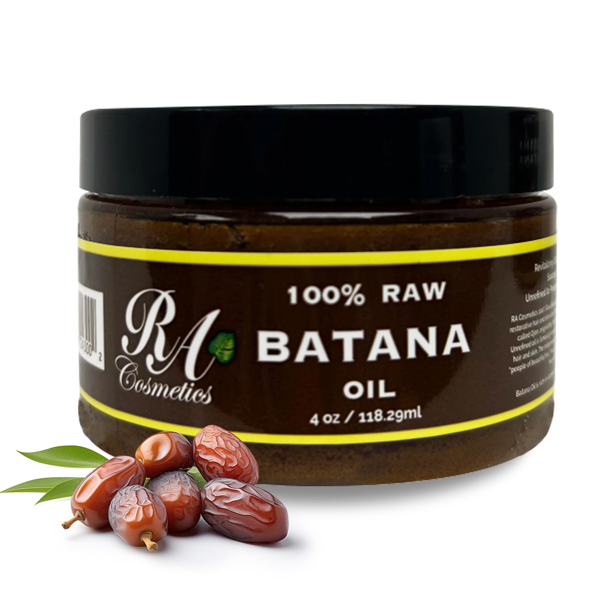 RA COSMETICS Batana Oil — bouteille, soin nourrissant pour cheveux nourris et renforcés.