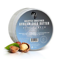 RA COSMETICS Beurre de Karité Fouetté, texture crèmeuse hydratante pour la peau.