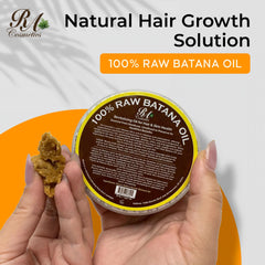 RA COSMETICS Huile Batana – massage du cuir chevelu pour hydratation et détente