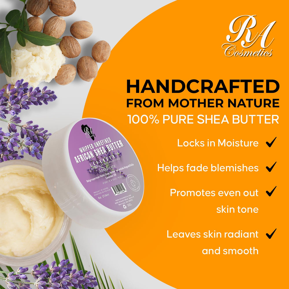 RA COSMETICS Ghana-origin natural shea butter in pure form