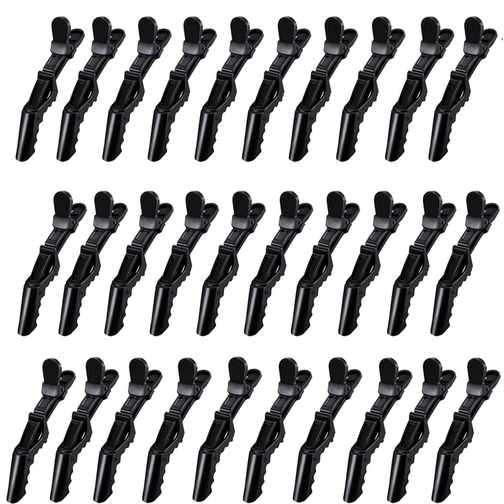 Clip alligator Rabetly pour sectionnement des cheveux epais, maintien fiable en salon.