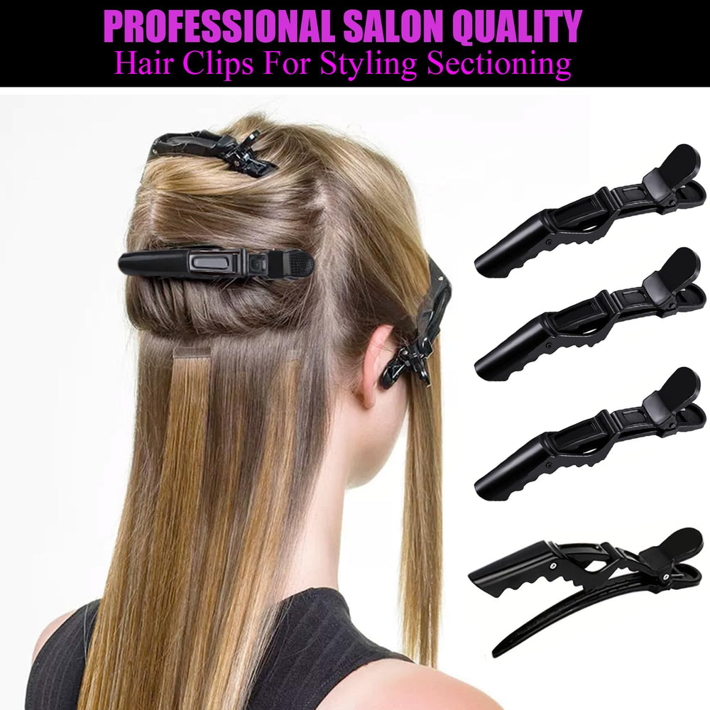 Clip sectionnement Rabetly trente pieces, ideal pour looks professionnels.