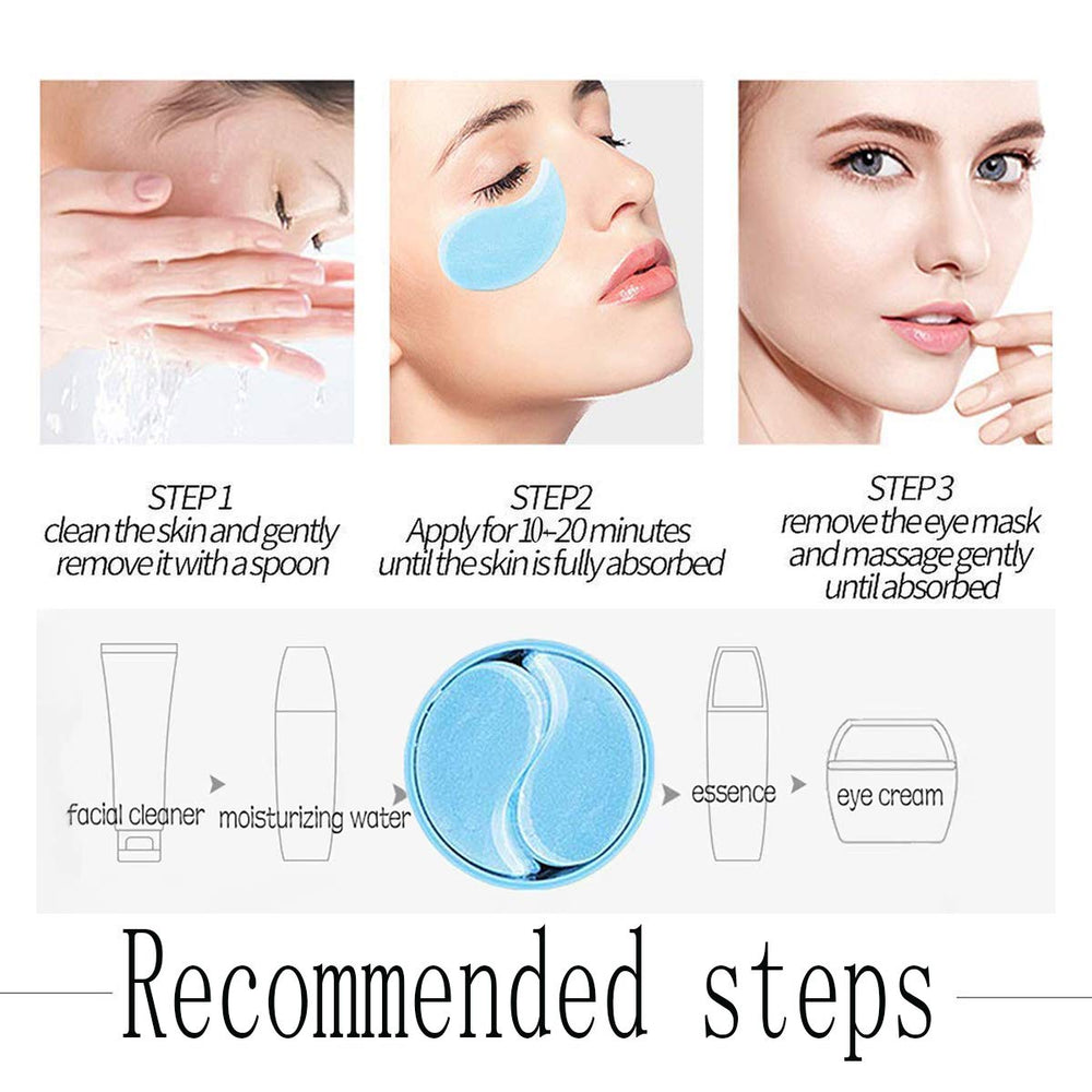 Patch sous-oeil RABIOTA vitamine-e bleu nourrit et protège la peau.