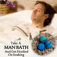 Bombes bain aromathérapie de Rachelle Parker, parfum relaxant.