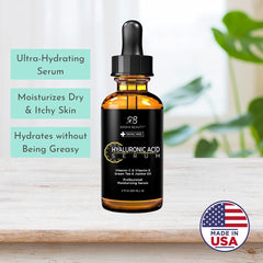 Sérum Hyaluronique Radha Beauty, pipette: application précise et pratique.
