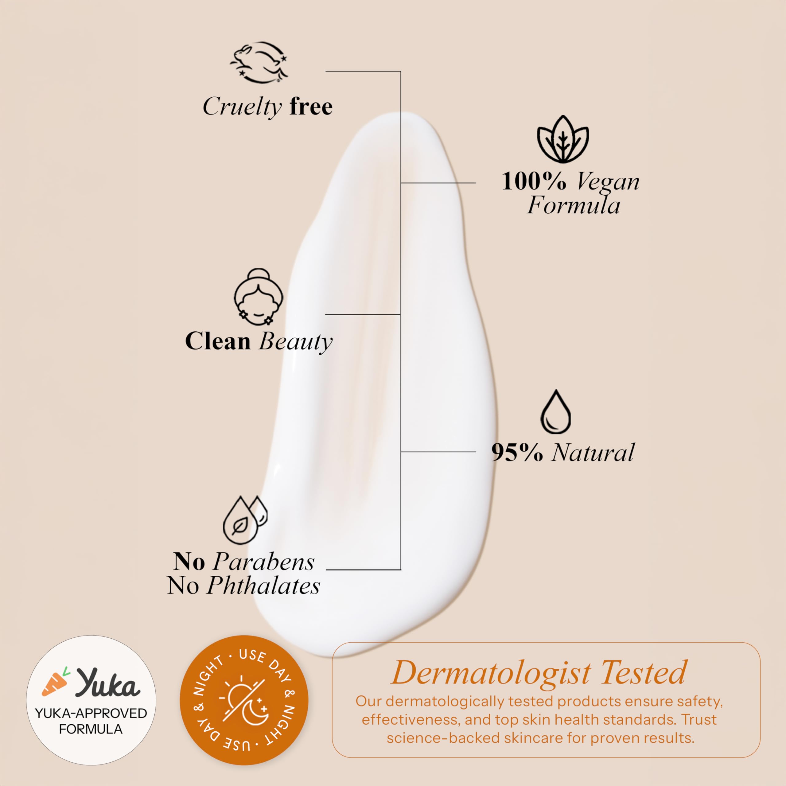 Radiant Aura ingredients list label highlights natural ingredients used