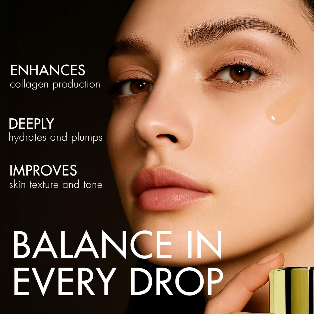 Utilisation quotidienne du sérum Radiant Beauty pour un teint uniforme.