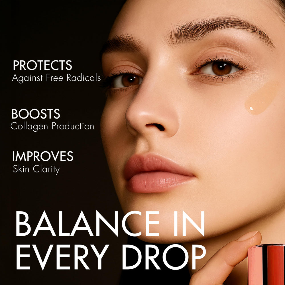 Radiant Beauty Sérum formule clean sans parabènes ni sulfates.