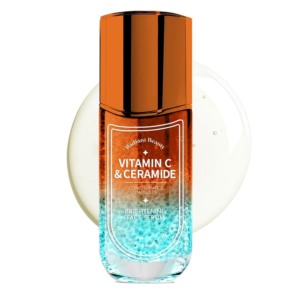 Radiant Beauty Sérum vitamine C ceramide pour un visage éclatant et nourri.