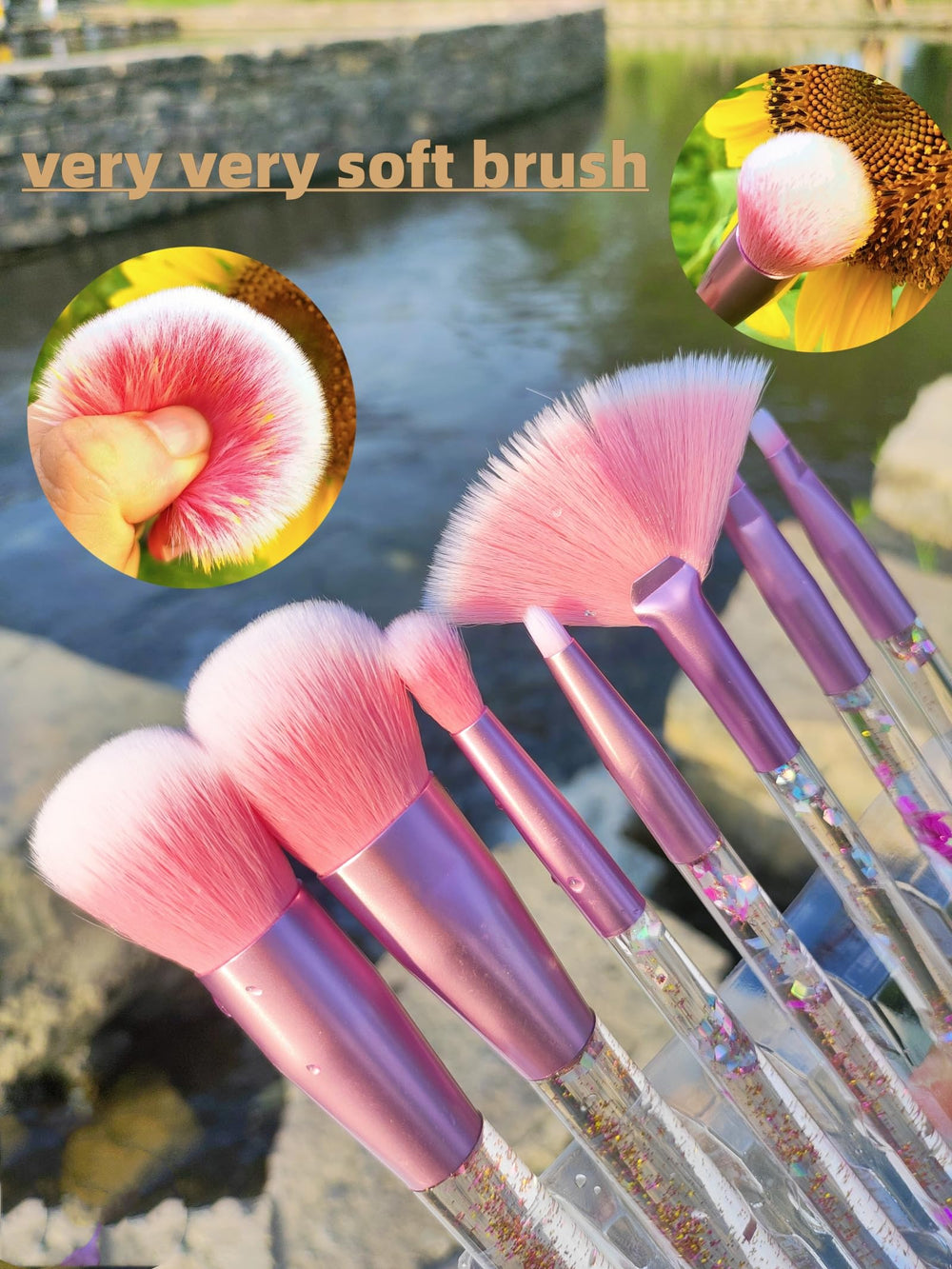 Pinceau blush RAEEIKPHZ, couleur appliquée en douceur et précision.
