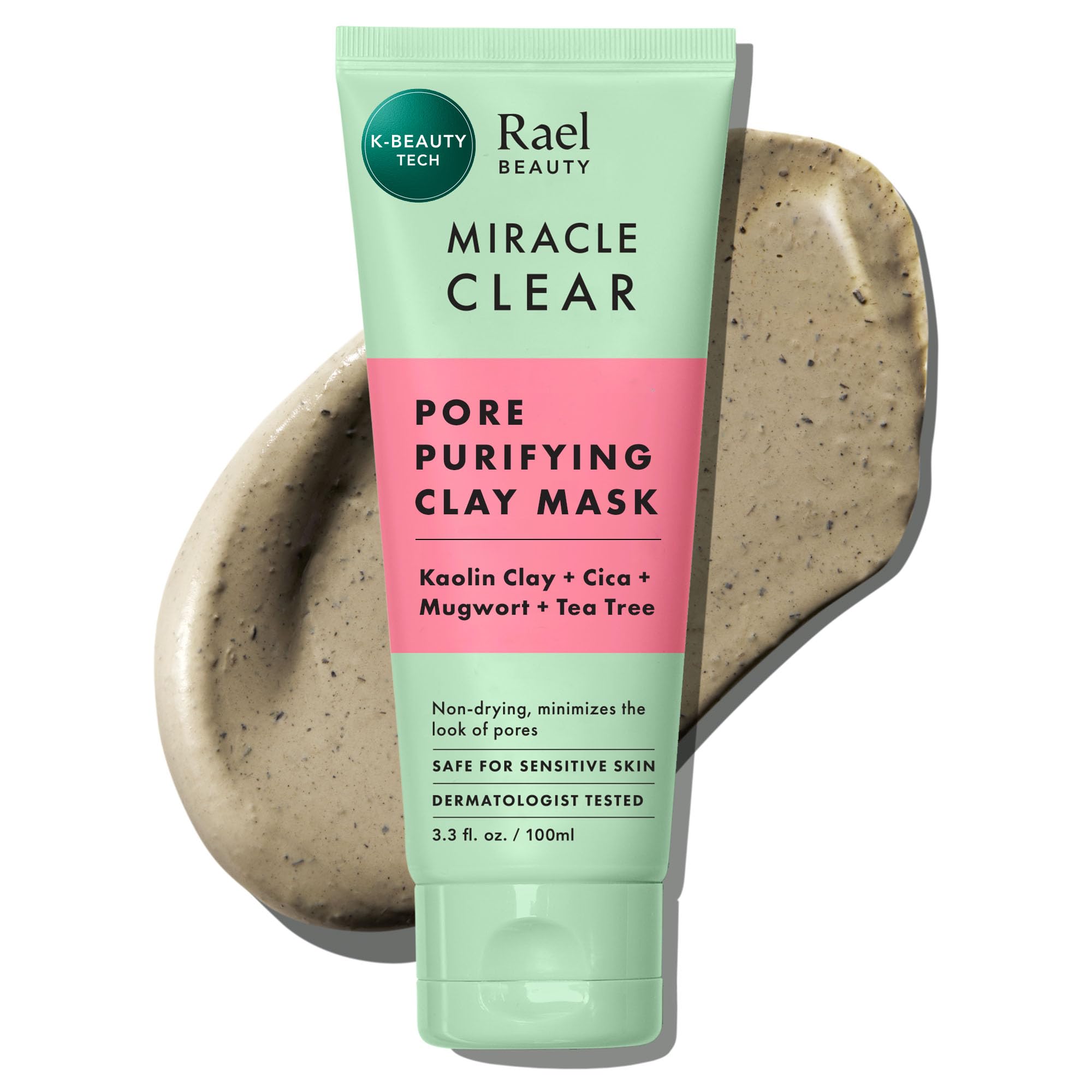 Rael Masque Argile Miracle purifie les pores en profondeur et laisse une peau fraîche.