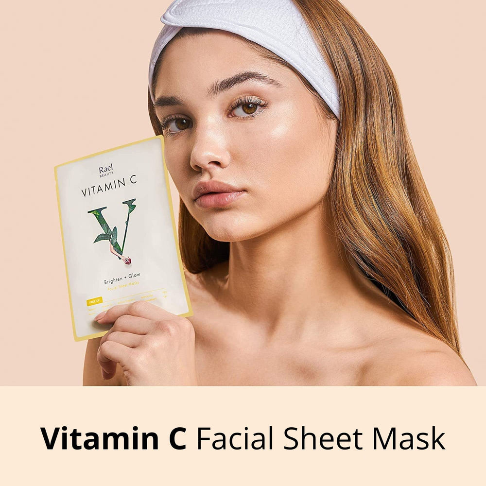 Rael Masque Vitamine C – emballage et lot indiquant la date de fabrication.