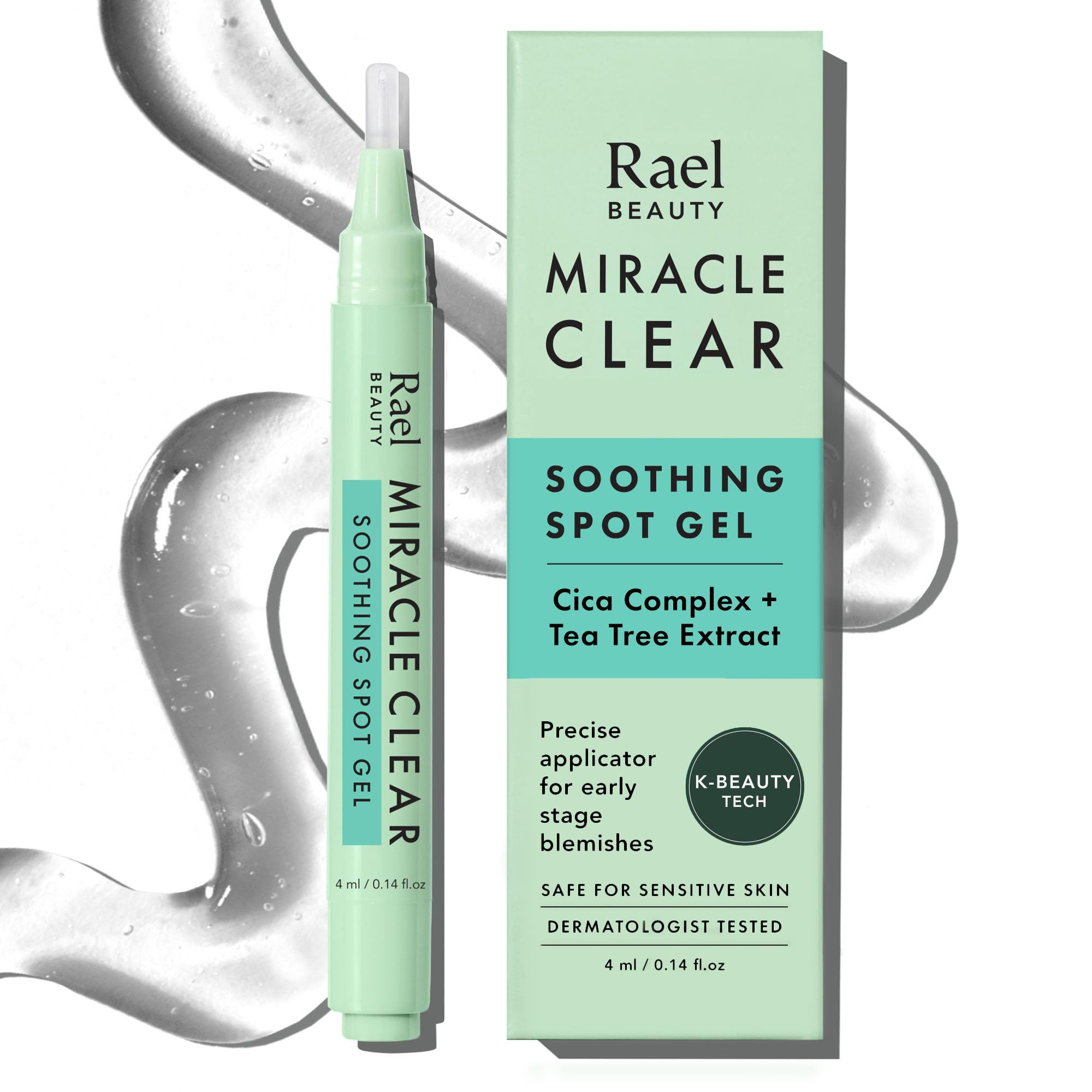 Rael Miracle Clear Spot Gel – bouteille prête à l’emploi pour soins ciblés des imperfections