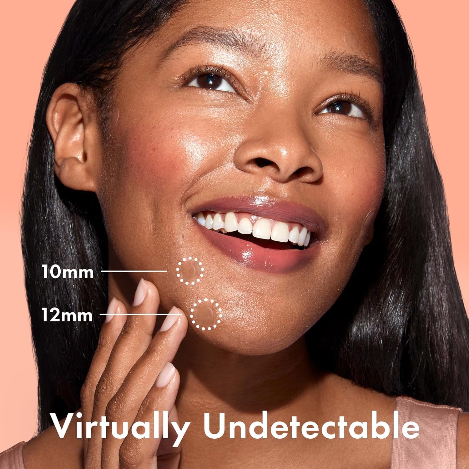 Application visage Rael, soin précis des imperfections.