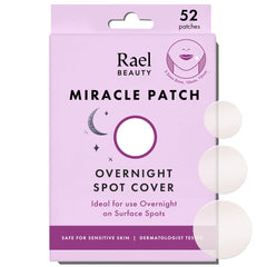 Patch hydrocolloïde Rael 8mm pour bouton nocturne avec adhésion renforcée.