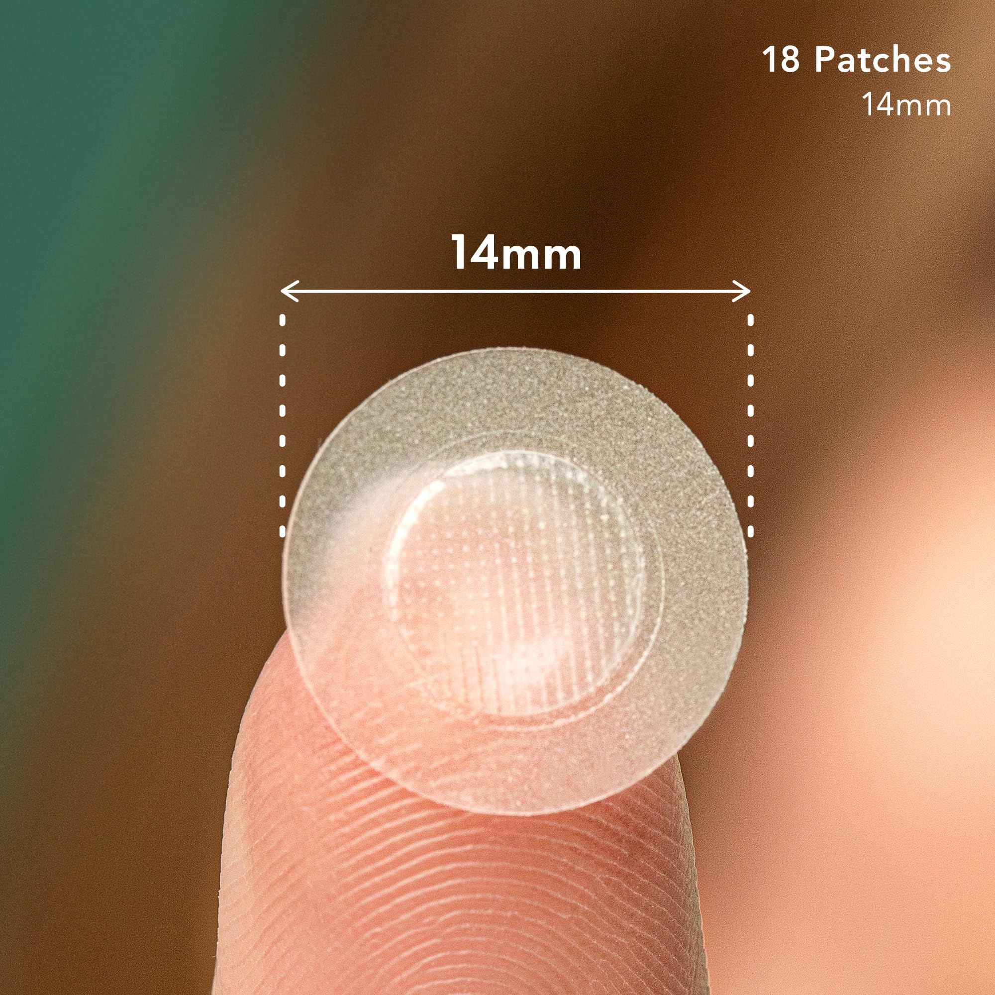Patch hydrocolloïde Rael pour une application rapide et discrète.