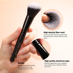 Raffaello pinceaux big kabuki 6 pièces pour une application poudre fluide