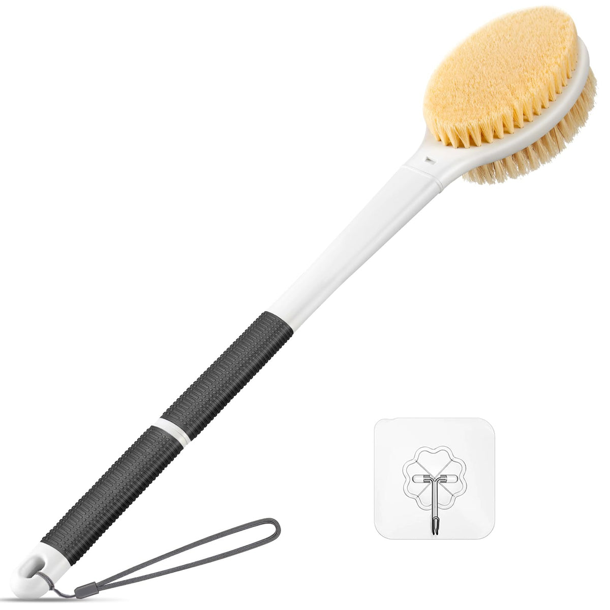 Rafow brosse dos, poignée longue pour atteindre facilement le dos.