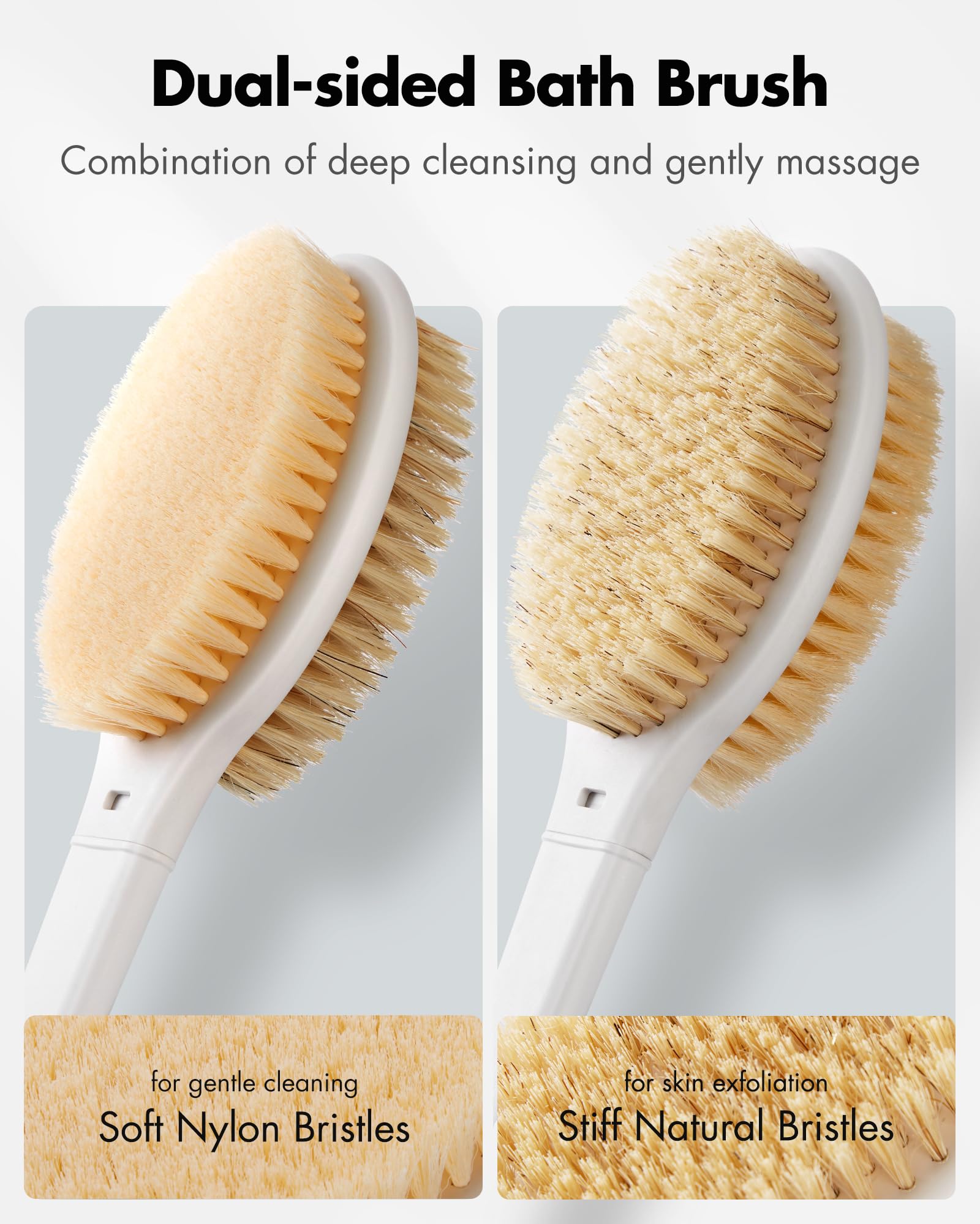 Rafow brossage sèche, nettoyage des pores et exfoliation légère.