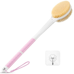Rafow brosse-douche-corps-manche-extralong atteint facilement le dos pendant la douche.